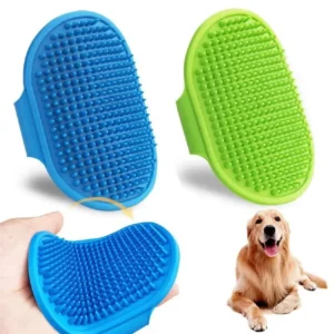 Brosse de bain en caoutchouc souple pour animaux de compagnie, peigne de Massage pour chat et chien, gant de toilettage, épilateur, outil de nettoyage, jouet pour les démangeaisons et les rayures des chats