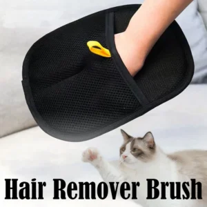 Gants de toilettage pour animaux de compagnie, brosse épilatoire pour chats et chiens, pour enlever le canapé, les tapis, les vêtements, les poils flottants, nettoyeur d'époussetage statique