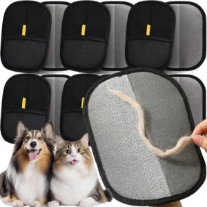 Brosse d'épilation pour animaux de compagnie, gants d'épilation pour chaton, brosse de démêlage, gant pour chien et chat, nettoyage des poils en fourrure Double face pour tapis